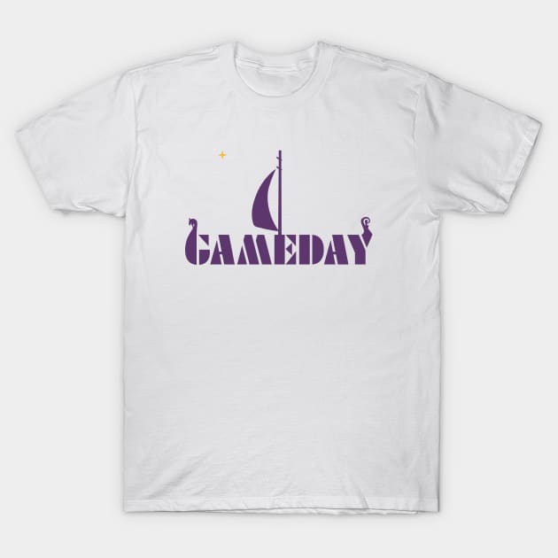 Minnesota Vikings Gameday II T-Shirt by mjheubach